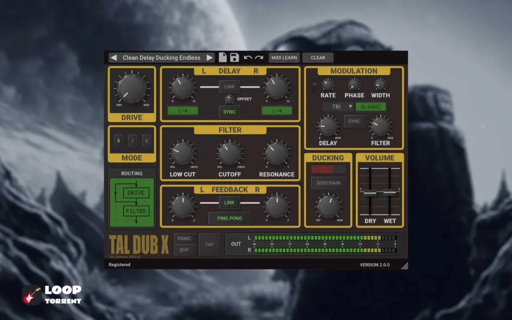 Togu Audio Line TAL-Dub-X 2.1.0 VST, VST 3, AAX, CLAP x64