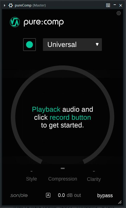 Sonible pure:comp 1.0.2 for Windows