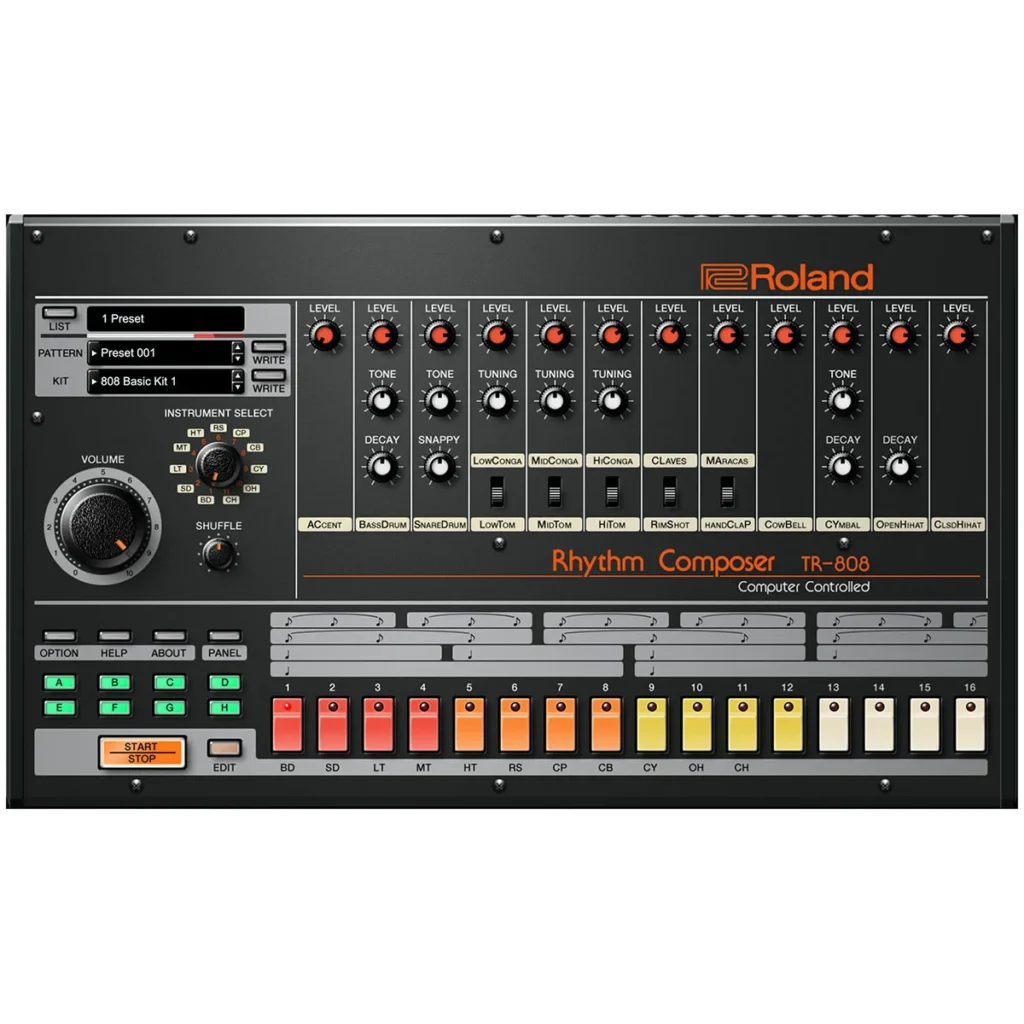 Past to Future Reverbs Roland TR-808 Tape Samples (Kontakt)