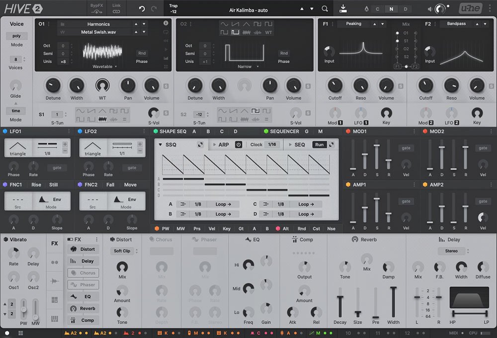 u-he Hive 2.1.2 for Windows