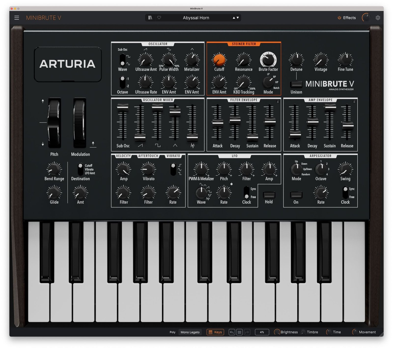 Arturia – MiniBrute V v1.0.2 for Windows