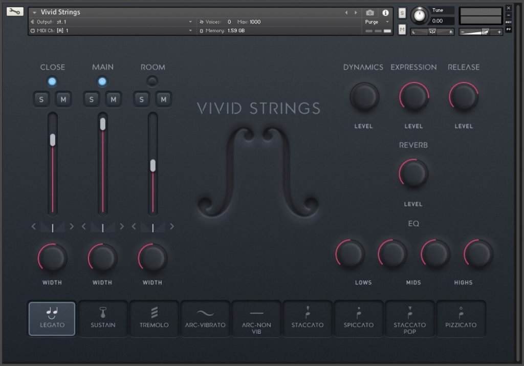 Pulse Audio – Vivid Strings Basses (KONTAKT)