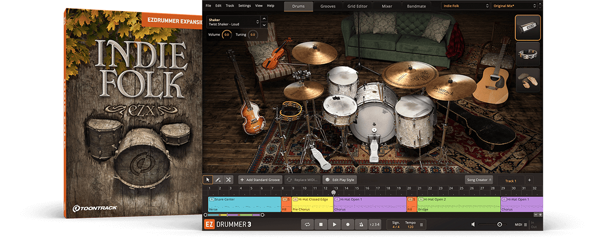 Toontrack – Indie Folk EZX 1.5.2 Update (SOUNDBANK)