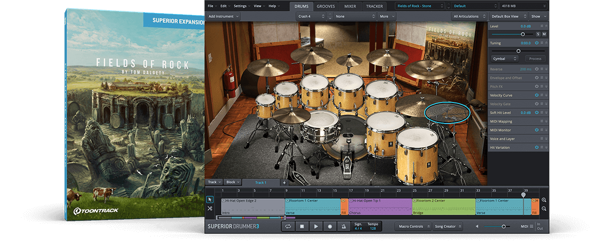 Toontrack – Fields of Rock SDX Library Update 1.0.4 WIN.OSX